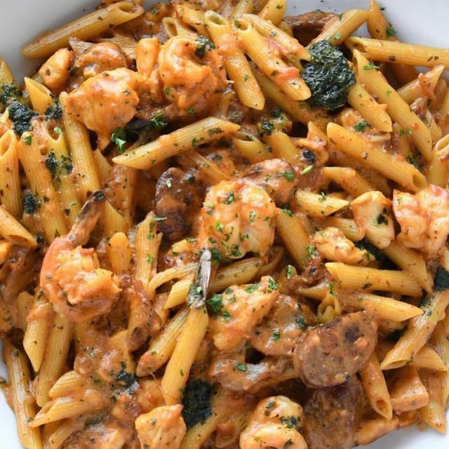 The Kitchen Sink Pasta.